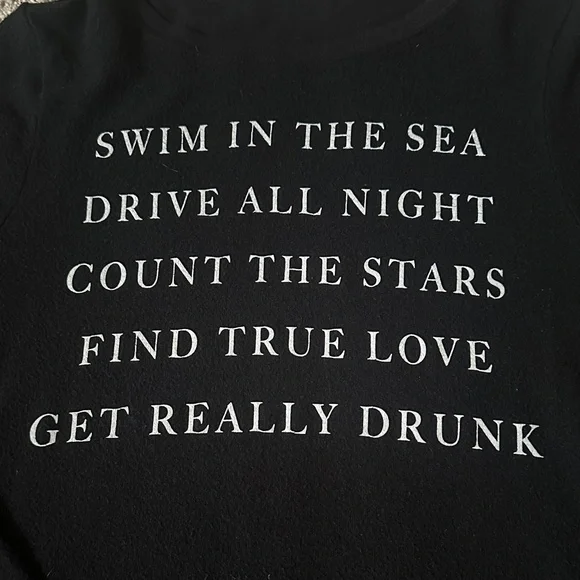 Wildfox Black Graphic Sweater - Picture 3 of 7